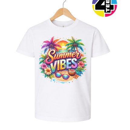 Retro Summer Vibes Youth Tee