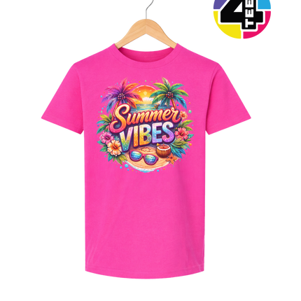 Retro Summer Vibes Youth Tee