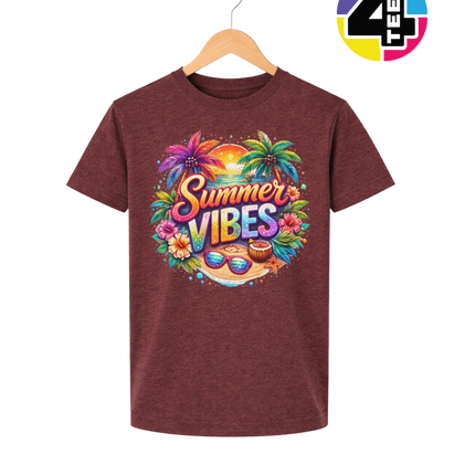 Retro Summer Vibes Youth Tee
