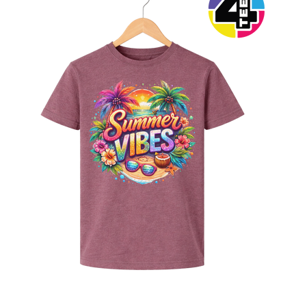 Retro Summer Vibes Youth Tee