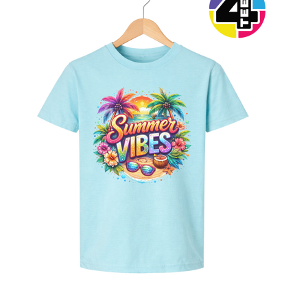 Retro Summer Vibes Youth Tee