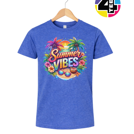 Retro Summer Vibes Youth Tee