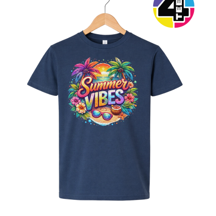 Retro Summer Vibes Youth Tee