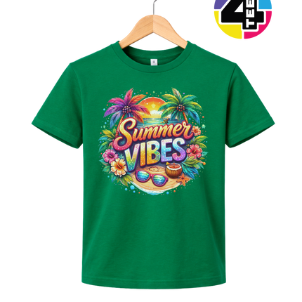 Retro Summer Vibes Youth Tee