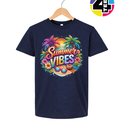 Retro Summer Vibes Youth Tee