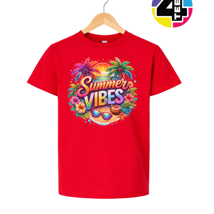 Retro Summer Vibes Youth Tee