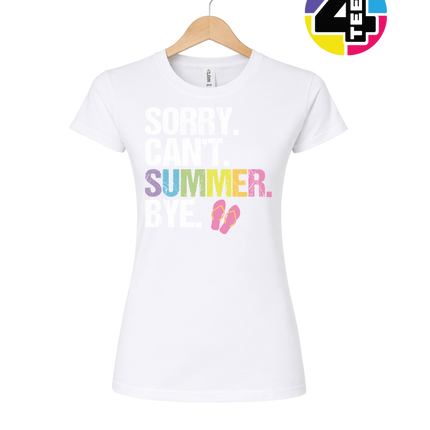 Sorry. Can't. Summer Women's Tee