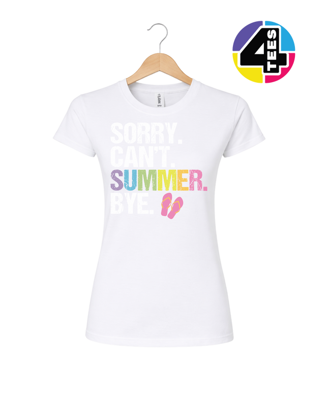 Sorry. Can't. Summer Women's Tee