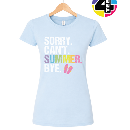 Sorry. Can't. Summer Women's Tee