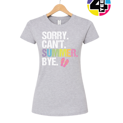 Sorry. Can't. Summer Women's Tee
