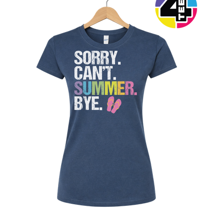 Sorry. Can't. Summer Women's Tee