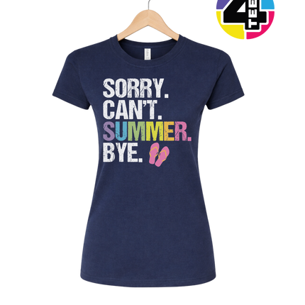 Sorry. Can't. Summer Women's Tee