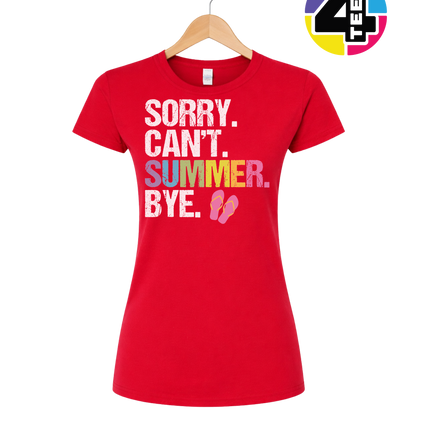 Sorry. Can't. Summer Women's Tee
