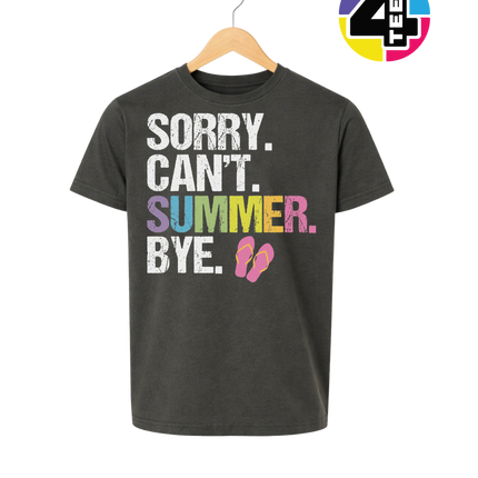 Sorry. Can't. Summer Youth Tee