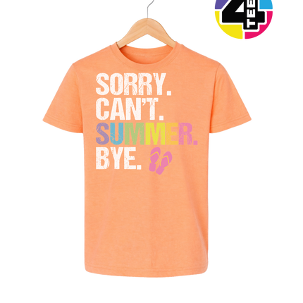 Sorry. Can't. Summer Youth Tee
