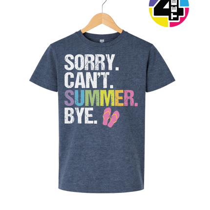 Sorry. Can't. Summer Youth Tee