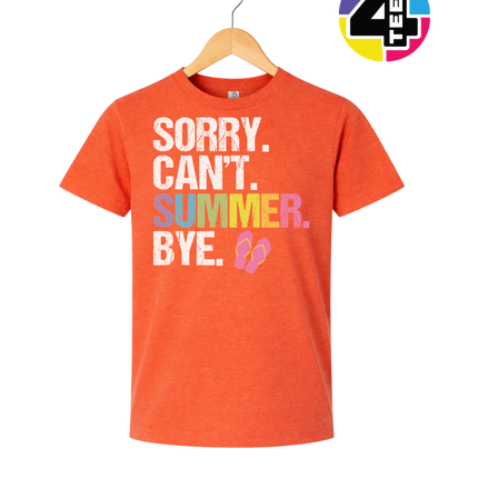 Sorry. Can't. Summer Youth Tee