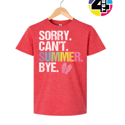 Sorry. Can't. Summer Youth Tee