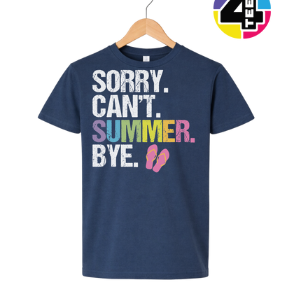 Sorry. Can't. Summer Youth Tee