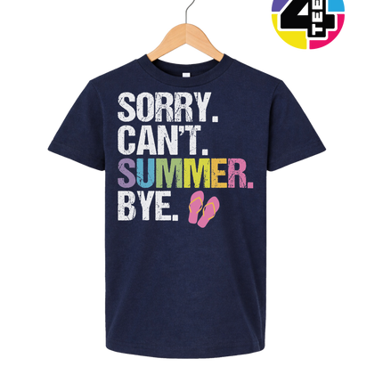 Sorry. Can't. Summer Youth Tee