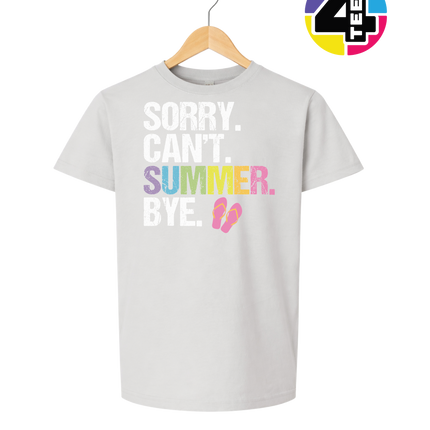 Sorry. Can't. Summer Youth Tee