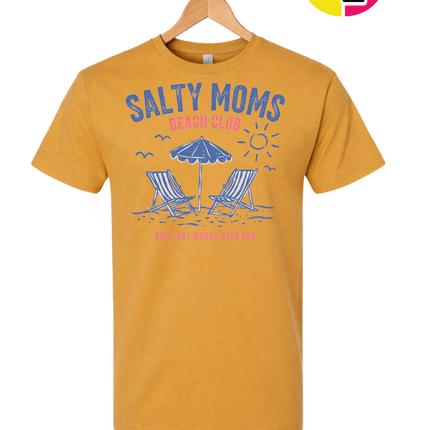 Salty Moms Beach Club Tee