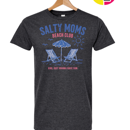 Salty Moms Beach Club Tee