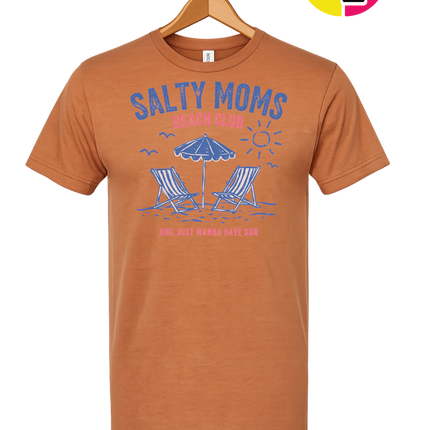 Salty Moms Beach Club Tee