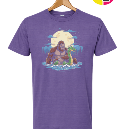 Bigfoot and Nessie Tee