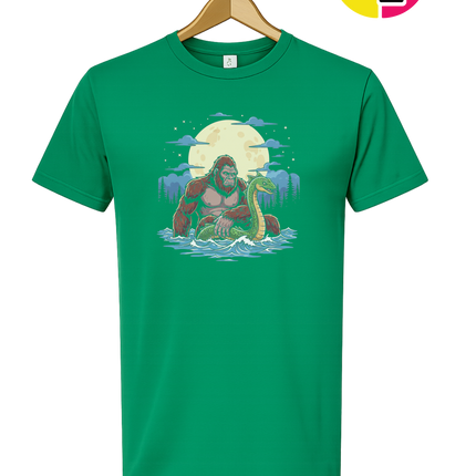 Bigfoot and Nessie Tee