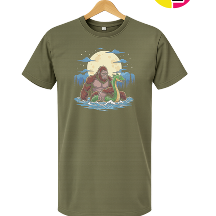 Bigfoot and Nessie Tee
