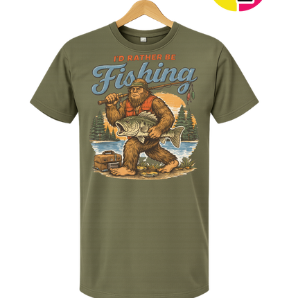 Bigfoot Fishing Tee