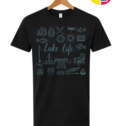 Lake Life Doodle Tee