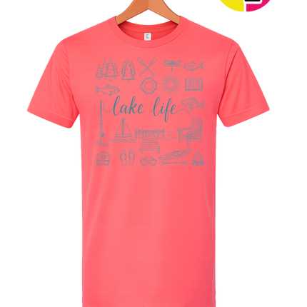 Lake Life Doodle Tee