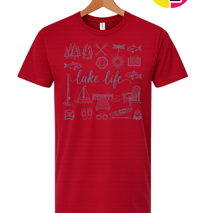 Lake Life Doodle Tee