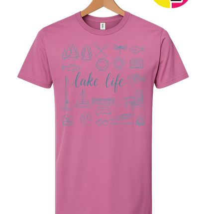 Lake Life Doodle Tee