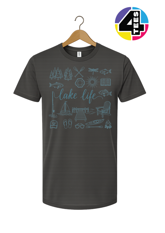 Lake Life Doodle Tee