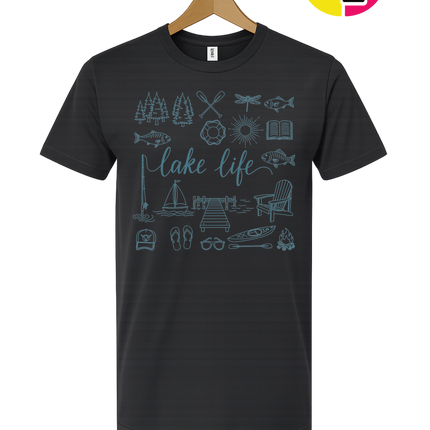Lake Life Doodle Tee