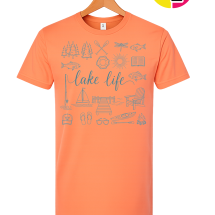 Lake Life Doodle Tee