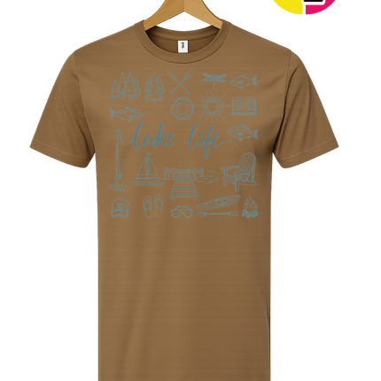 Lake Life Doodle Tee