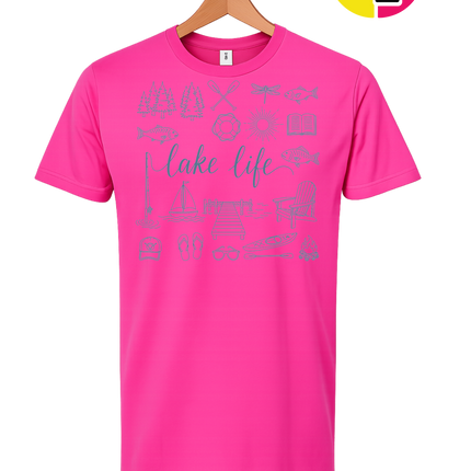Lake Life Doodle Tee