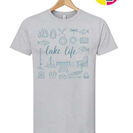 Lake Life Doodle Tee