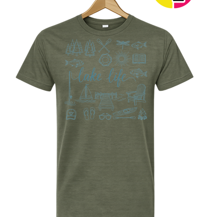 Lake Life Doodle Tee