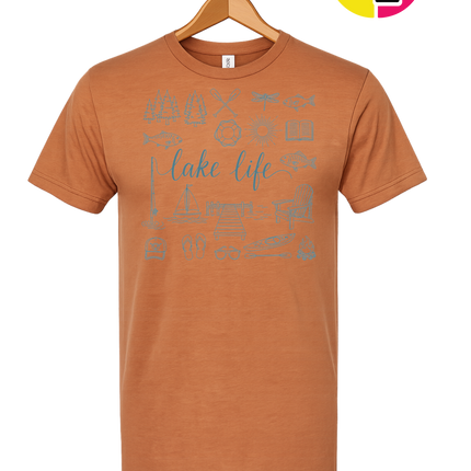Lake Life Doodle Tee