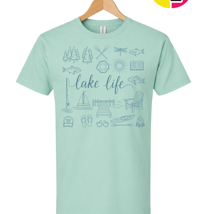 Lake Life Doodle Tee