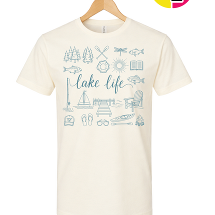 Lake Life Doodle Tee