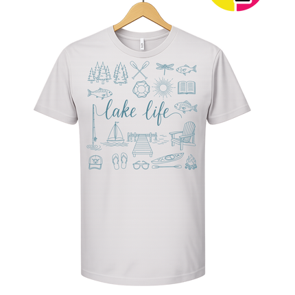 Lake Life Doodle Tee