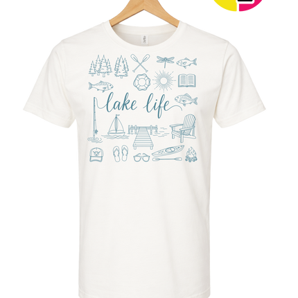 Lake Life Doodle Tee