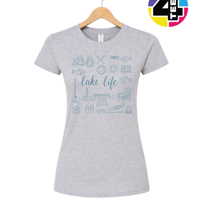 Lake Life Doodle Women's Tee