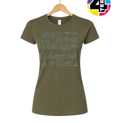 Lake Life Doodle Women's Tee